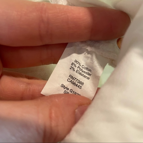 NWT J Crew White Stretch Straight Skinny Jean - Picture 3 of 5